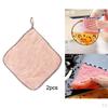 2PCS Absorbent Microfiber Kitchen Cloth Dish Cleaning Towel