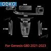 For Genesis G80 - Car Interior Center Console Transparent TPU Protective Film Anti-scratch Repair Film Accessories Refit