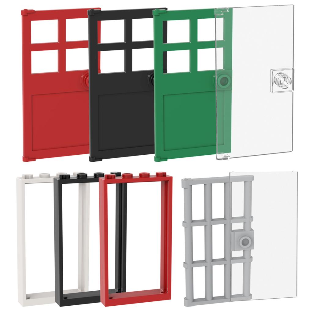 Tür Fenster Bausteine Kompatibel Große Marke Kinderspielzeug 60596 60623 6141 Frühes Lernen MOC Bildung Geschenke