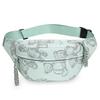 Unisex Bear Print Fanny Pack – Waterproof Nylon Waist Bag for City Walks, Lightweight & Adjustable