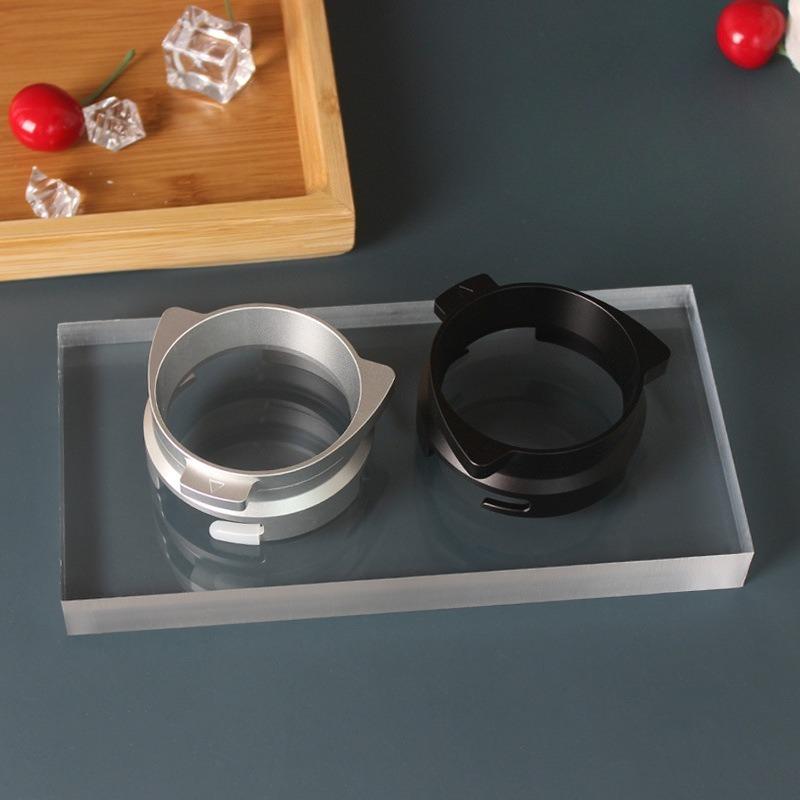 54mm Coffee Powder Receiving Dosing Ring Rotatable Aluminum Alloy Loop For Breville 8 Series Coffee Machines Funnels Accessories