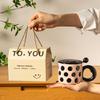 Graduation Gift To Teacher Student Gift Souvenir Girl Ceramic Mug Water Cup Practical Cup Gift Box Men