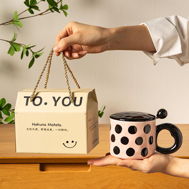 Graduation Gift To Teacher Student Gift Souvenir Girl Ceramic Mug Water Cup Practical Cup Gift Box Men