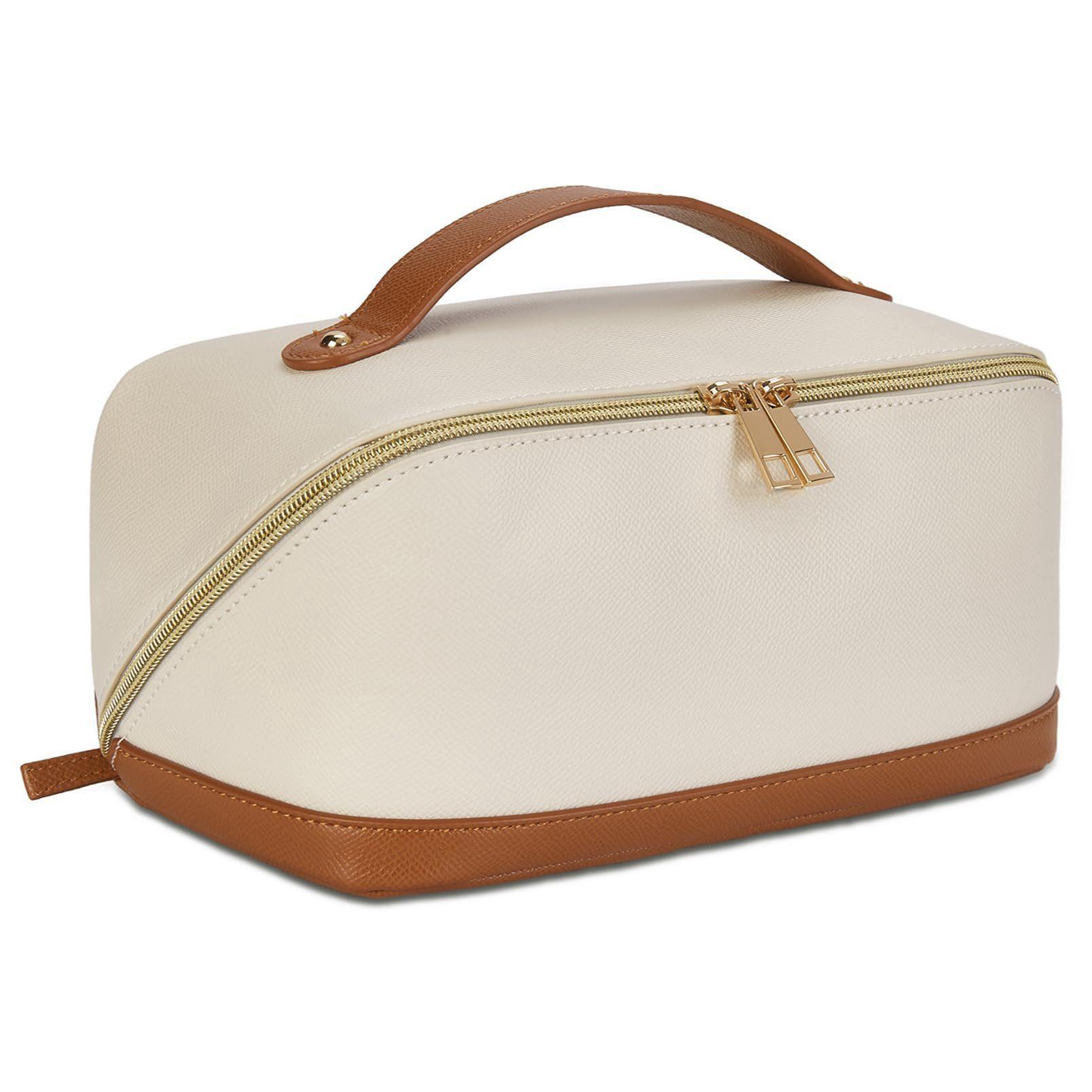 

Large Capacity Waterproof Leather Travel Makeup & Toiletry Bag 26*13*13 cm