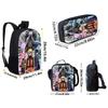 NARUTO Children School Daily Pack, 16 Inch Lightweight Animated Pupil Carrier, Dual Zip Pockets Durable For Boys Girls Age 4-10