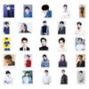 50-Piece Xiao Zhan Fashion Sticker Set for Notebooks, Luggage, Scooters, Cars