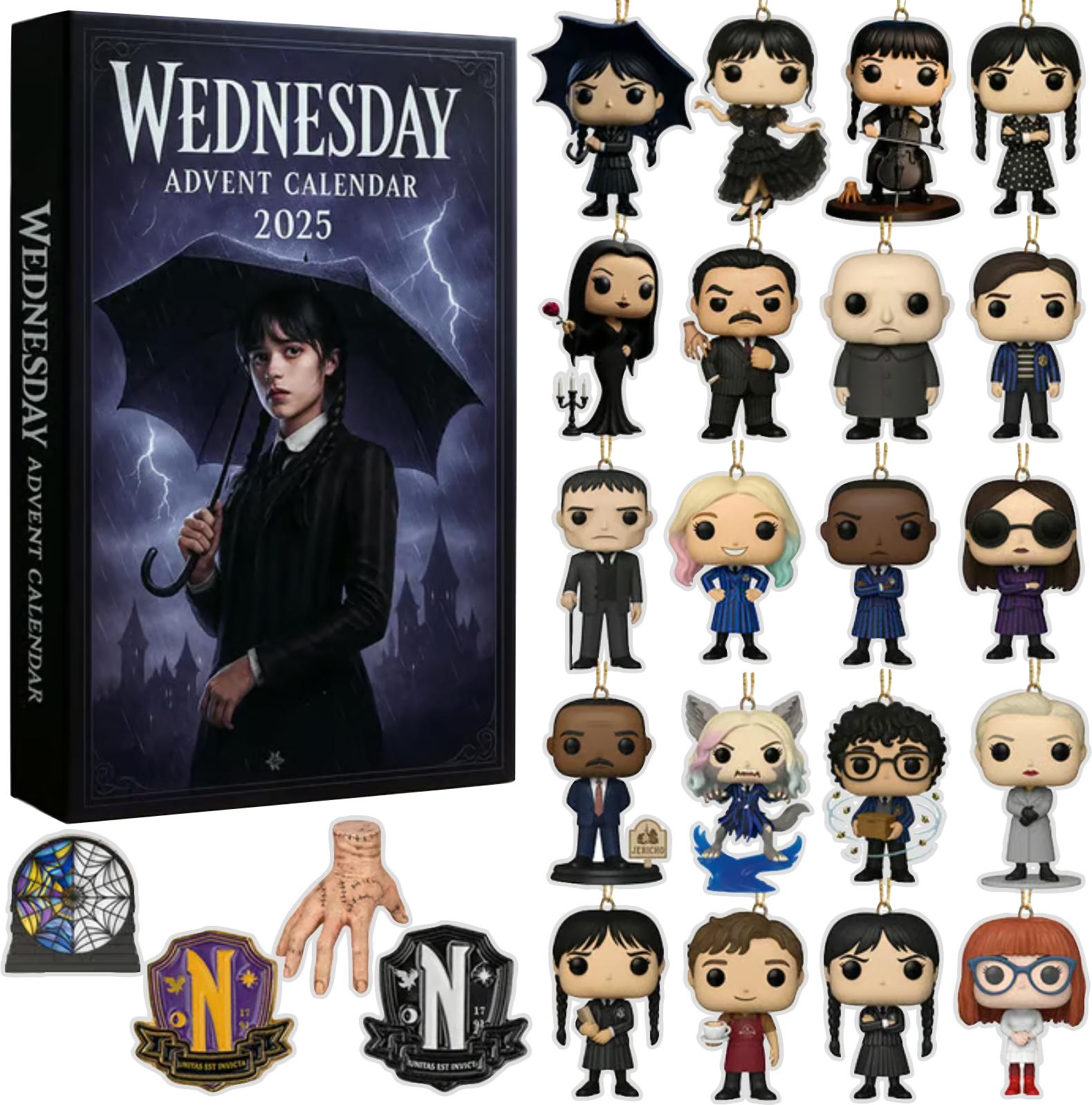 

Акриловый 24-дневный рождественский календарь-адвент с сюрпризами – Этот календарь с восхитительными сюрпризами сделает ваше ожидание Рождества ещё более волшебным. One Size