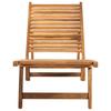 Teak Solid Wood Sun Lounger