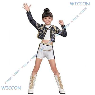 Anime Kpop Démon Děti Lovec Cosplay Rumi Zoey Mira Cosplay Kompletní Oblek Dívčí Styl Dětské Oblečení pro Pódiová Vystoupení Sál