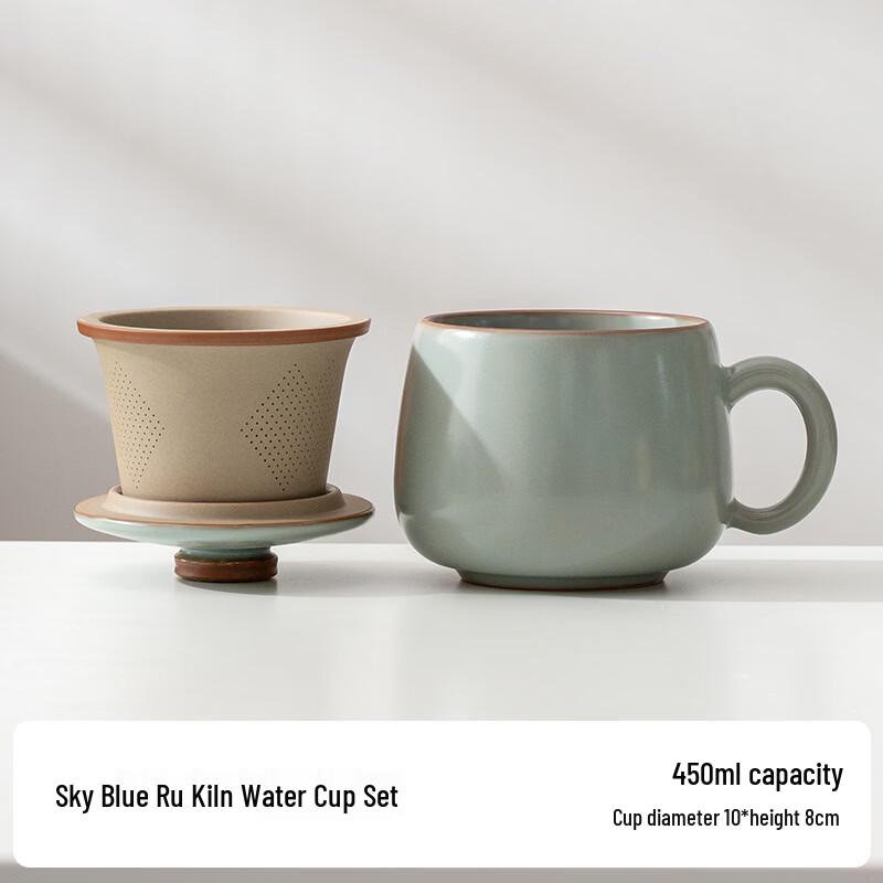 OLOEY Ru Kiln Office Mug Set
