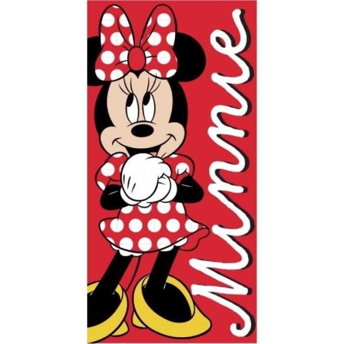 Serviette Drap De Plage, Piscine Microfibres Minnie Disney