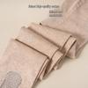 Girls' Combed Cotton Base Layer Tights with Vertical Stripes - Medium/Large, Buttock-Lifting, Anti-Slip, Anti-Pilling for Spring/Autumn