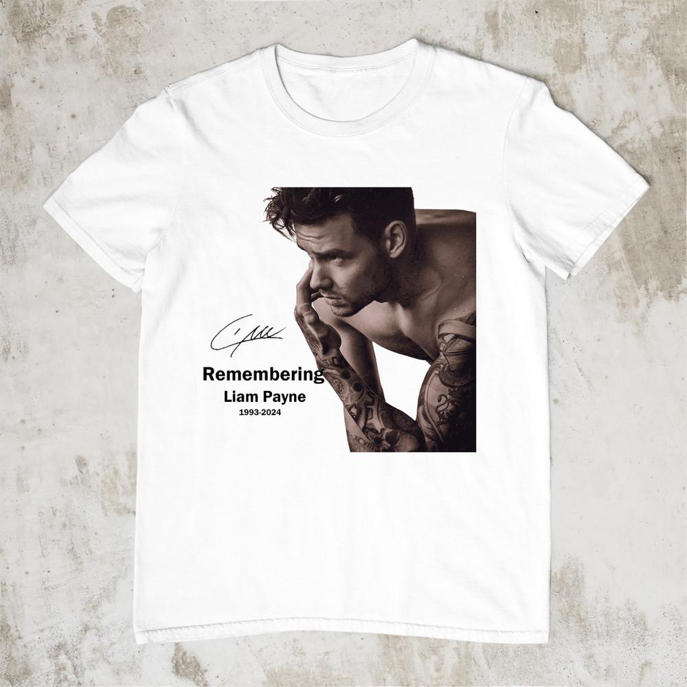 

Remembering Liam Payne 1993-2024 One Direction White Shirt AR316 Unisex T-Shirt XXXXL