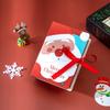 10pcs Christmas Apple Candy Boxes Gift Wrap Paper Boxes Creative Magic Book Party Holiday Decoration Supplies