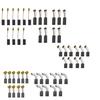 50Pcs Electric Motor Carbon Brushes Power Tool Repairing Parts Carbon Brush Replacement Easy Installation