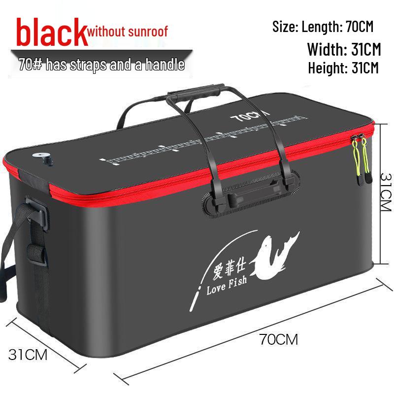 Găleată Pliabilă Multifuncțională din EVA pentru Păstrarea Peștelui - Geantă Grosă pentru Pește cu Livrare Gratuită