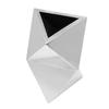 Tabletop Decorative Vase 304 Stainless Steel Exquisite Rhombus Design Modern Flower Vase for Home Livingroom Dinning Room Studio