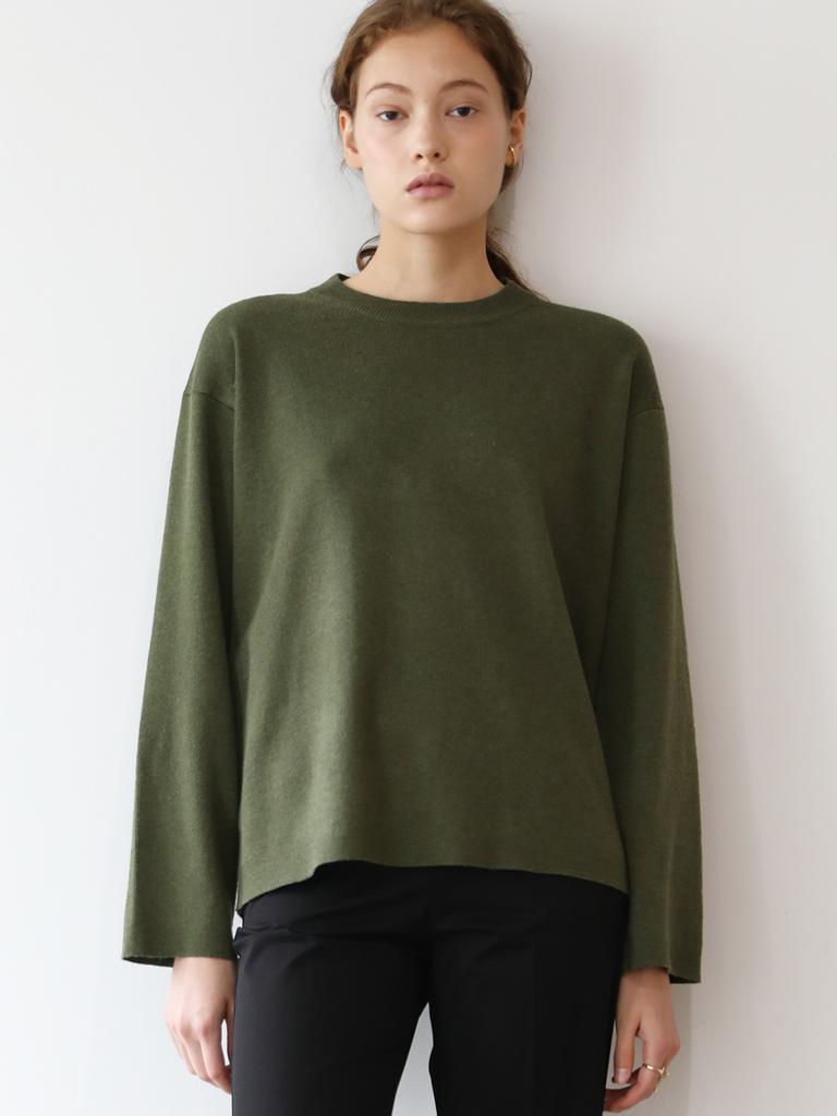 Hyumeongaelleoli Basic Knit_Khaki