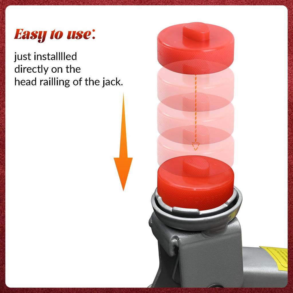 Jack Pad Protector 4 Pcs Polyethylene Car Jack Pad for Porsche 911 964 997