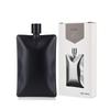 1 Stück Kreative Edelstahlflasche Outdoor Tragbar Kompaktflasche Einfach Stilvoll Alkoholbehälter für Reisen Tägliches Tragen 175ml