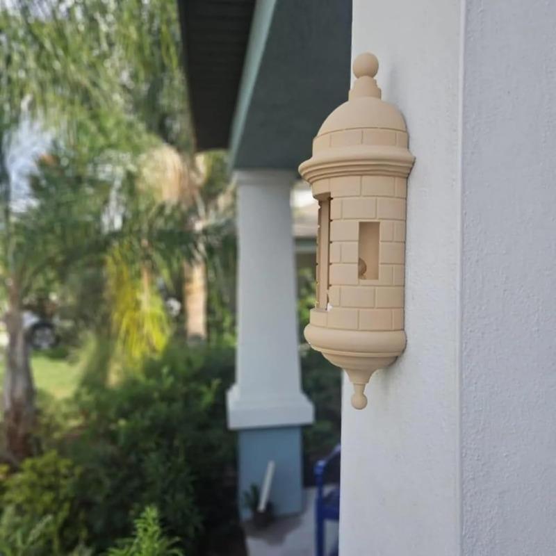 Puerto Rican Garita Wall Coqui Lamp with Sound, Puerto Rican Garita Wall CoquiLamp, Warm Ambient Lighting for Bedroom, Living Room,Patio Lighting