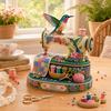 Yousheng Tiny 3D Beaded Sewing Machine DIY Kit for Kids & Adults, Exquisite Hummingbird Handmade Bead Craft Set, Stress Relief Creative DIY