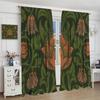 Vintage Bohemia William Morri Plant Flowers Window Curtains Abstract Art Retro Plants Pattern Print Drapes Curtain Blackout Polyester