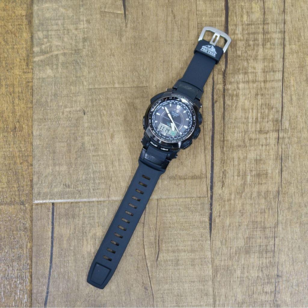 Used Casio CASIO PRO TREK TOUGH MVT Solar Radio Watch PRW-5100-1JF Pro Trek Outdoor Camping Climbing
