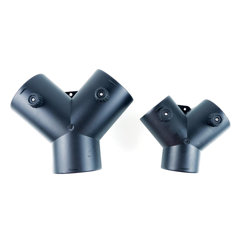 60mm 75mm Válvula Flap Ajustável Aquecedor de Ar a Diesel Duto de Ventilação Divisor de Saída Tubo de Escape Conector Junção Para Carro