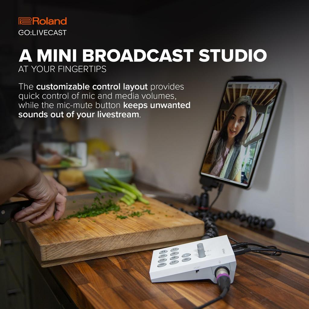 Roland GO:LIVECAST Smartphone Live Streaming Studio