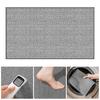 Floor Mat Anti-Slip Design Water Absorbent Quick Drying Bathroom Mat Durable Braided Texture Entryway Rug