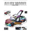 1/24 Tesla Roadster Alloy Electric Sports Car Model Diecasts Metal New Energy Vehicles Car Model Sound Light Simulation Kids Toys Gift