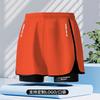 Mens Quick-Dry Swim Trunks With Inner Brief Support Loose Fit Athletic Board Shorts Swimming Beach Surfing