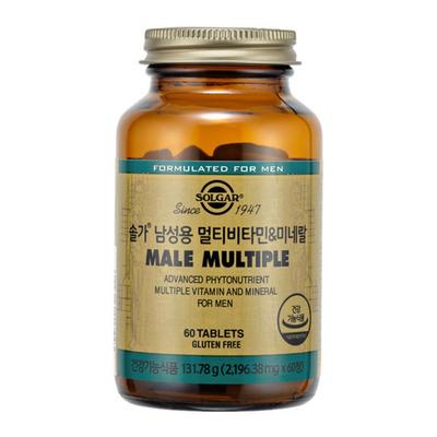 Solgar Men's Multivitamin & Mineral 60 Tablets, 60 Tablets, 1 Unit