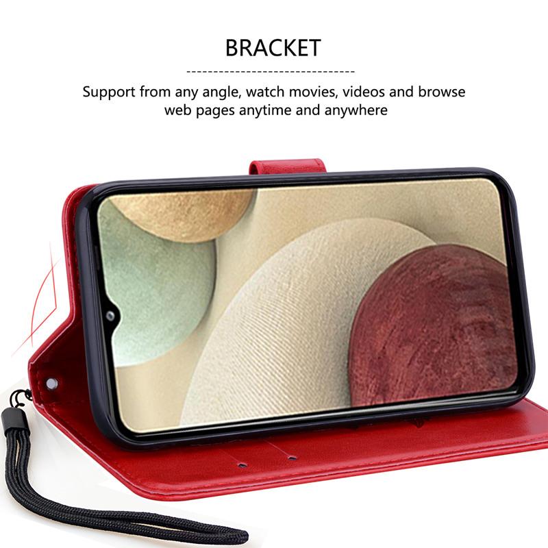 Luxury Rose Leather Wallet Flip Case For Samsung Galaxy A14 A15 A16 A17 A24 A25 A26 A27 A34 A35 A36 A37 A54 A55 A56 A57 S20 S21 S23 S24 S25 FE Cover