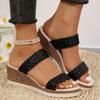 Fashion New Slides Women Comfortable Lightweight Wedge Sandals Summer Fashion Platform Casual Ladies Slippers Shoes
