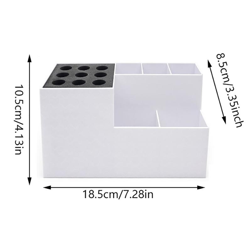 Barbershop Desktop Hairstyling Schere Stand Kamm Lagerung Fall Friseur Box Buchse Barber Tool Organizer Halter