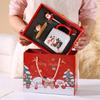 400ML Christmas Ceramic Coffee Mug Santa Claus Deer Snowman Pattern Glazed Festive Theme Drink Cup Heat-resistant