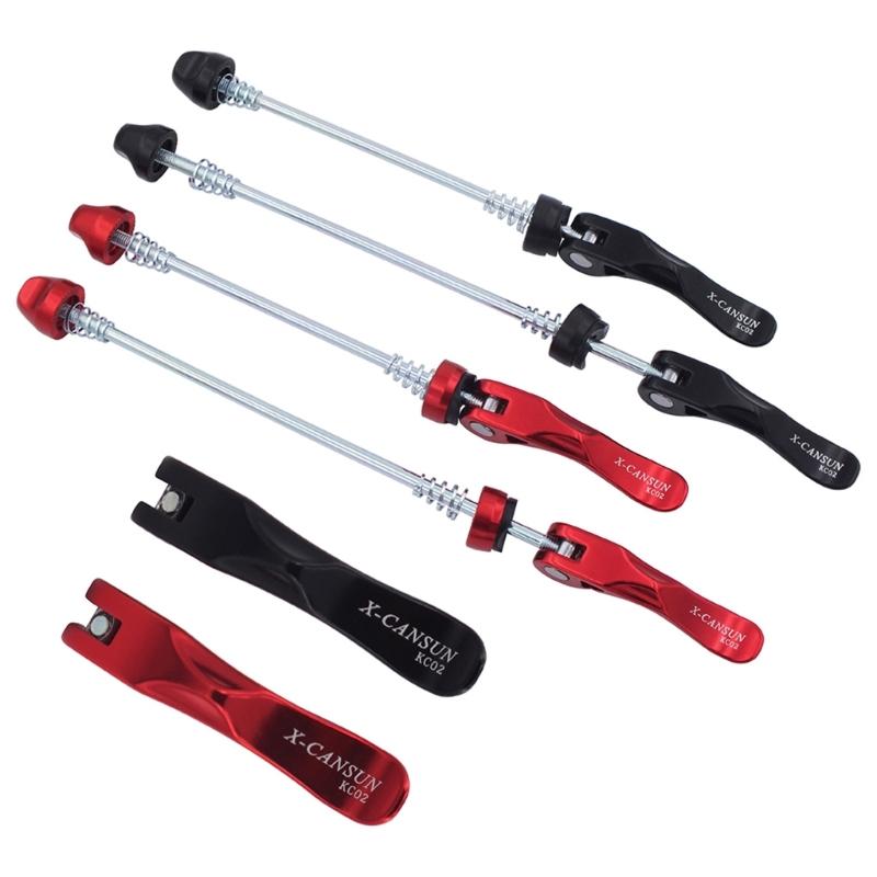 1Pair High-Strength Bicycles Hub Quick Release Lever Mountain Road Bike Wheel Hub Skewers Bicycles Quick Release Skewers