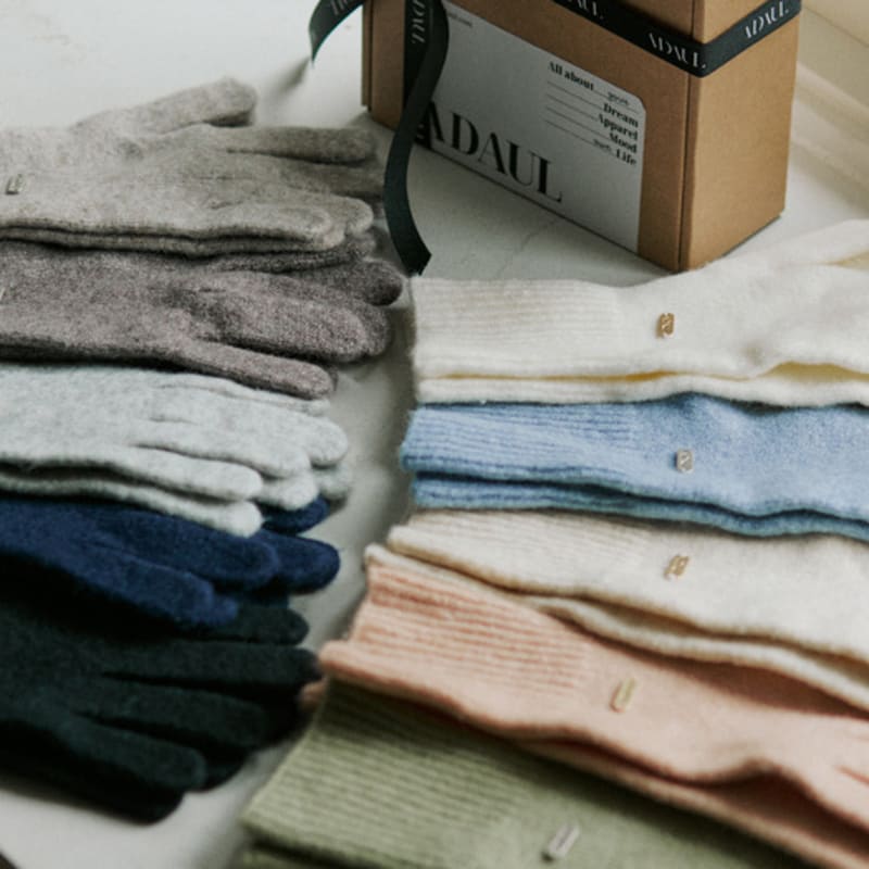 ADAUL Cozy Soft AD Charm Gloves - 10color