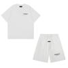 FEAR OF GOD ESSENTIALS Flocked Letter Hoodie Loose Fit Fleece Sweatshirt Men Women