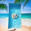 Cute Cartoon Character Printed Microfiber Beach Towel Quick Dry Soft Bath Towel For Kids Swimming