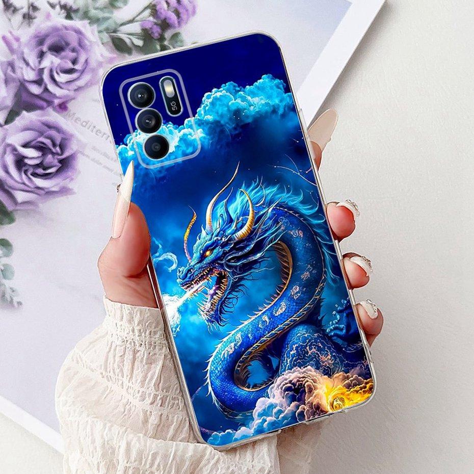 Modische Malerei Hülle Für OPPO Reno6 Z CPH2237 Weiche Silikon TPU Handyhüllen Für Oppo Reno 6Z 5G Rückseiten Stoßfänger