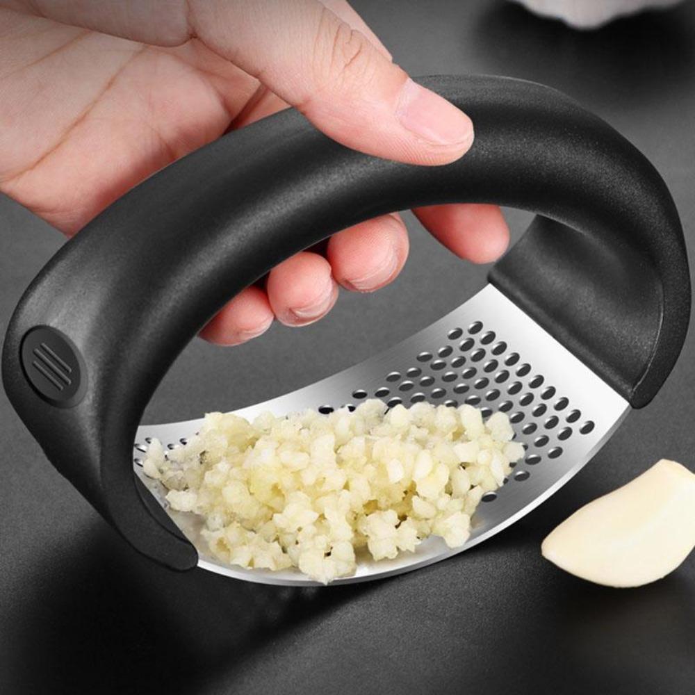 Frantoio per aglio in acciaio inossidabile Tritacarne manuale per tritare l'aglio Utensile per frutta e verdura Accessori per la cucina Gadget