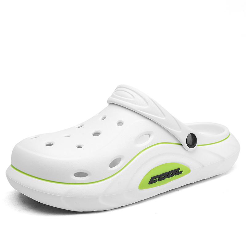 Baotou Tofflor Herrskor Halkfria Sandaler Sport Körning Coola Tofflor Dubbla Användningsområden Hålskor