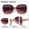 WIMN Women‘s Sunglasses UV400 Vintage polarization Glasses Design Gradient Butterfly Square Eyewear Shades Oculos