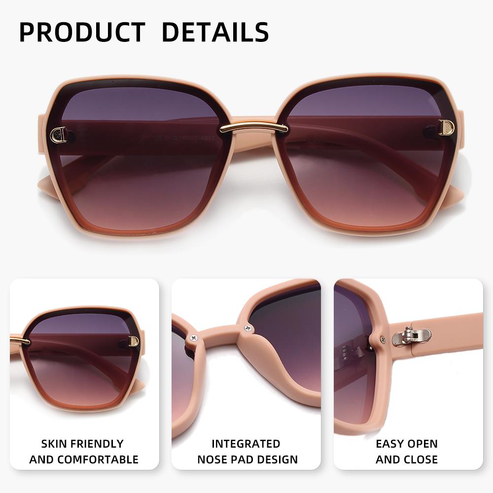 WIMN Women‘s Sunglasses UV400 Vintage polarization Glasses Design Gradient Butterfly Square Eyewear Shades Oculos