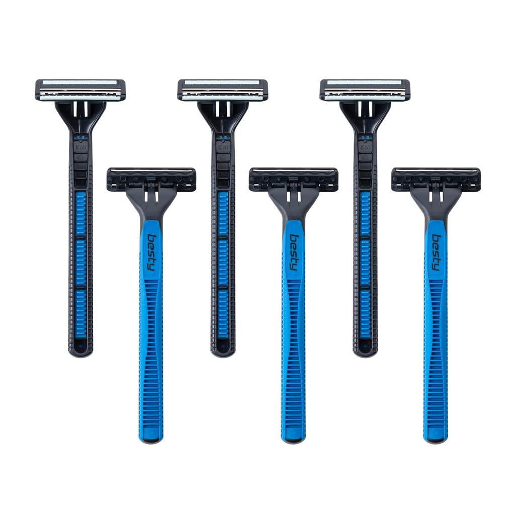 Kai Corporation Besty EX Swivel Head Disposable Razor for Men (6 pcs)