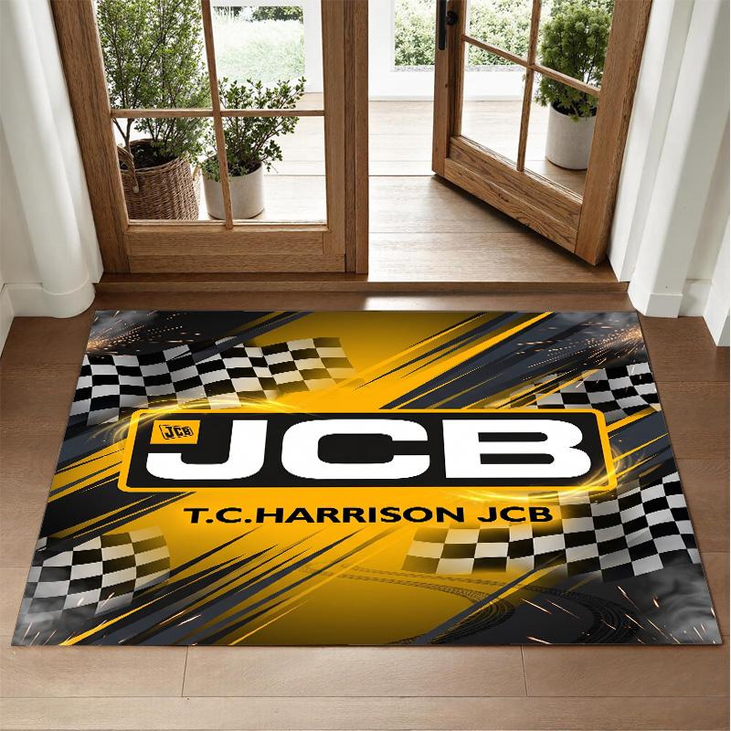 JCB Design Crystal Velvet Rug Soft Decorative Mat for Bedroom Entrance