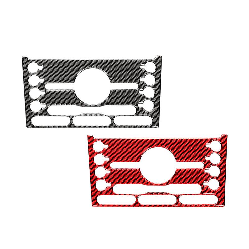 For Ford Explorer Carbon Fiber Auto Central Console Radio CD Control Panel Modification Decoration Sticker Interior Accessories